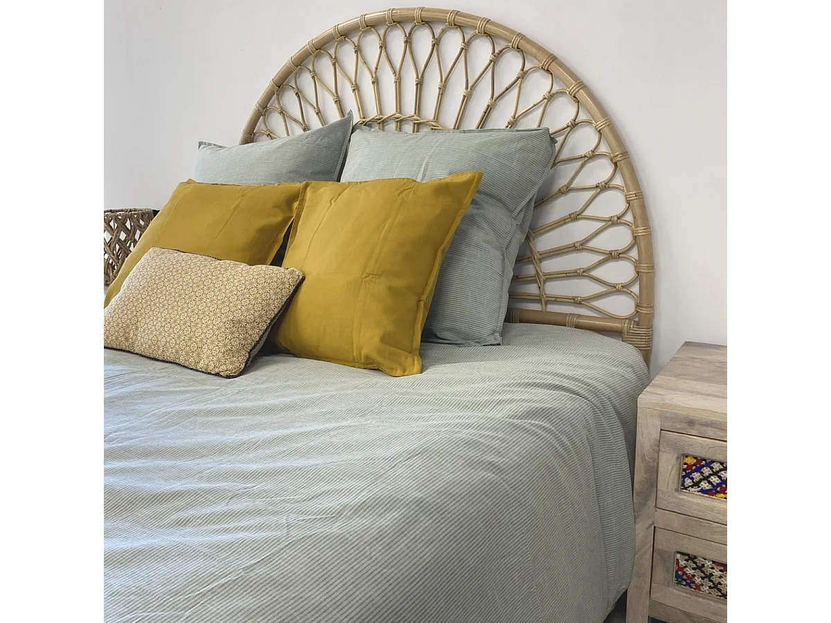 Tête de lit 140 cm en rotin naturel - Bahia