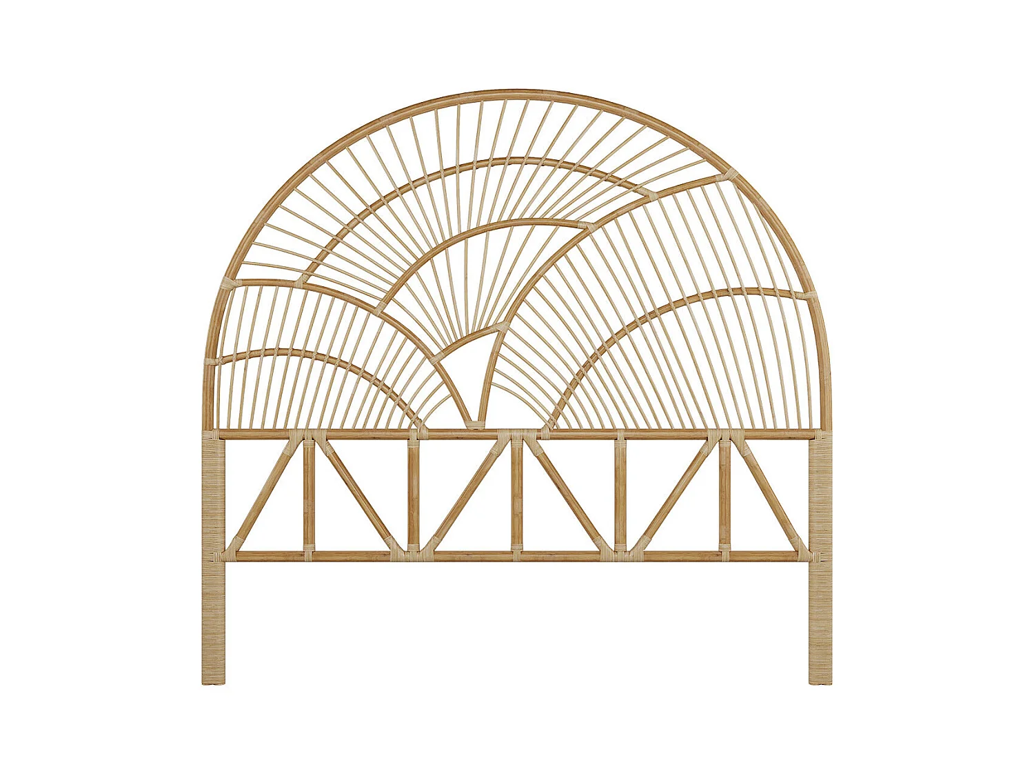 Cabecero de ratán natural 160 cm - Séléné