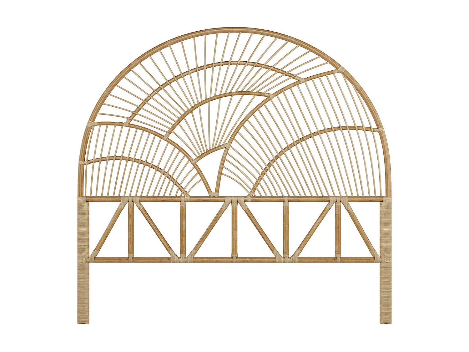 Cabecero de ratán natural 160 cm - Séléné