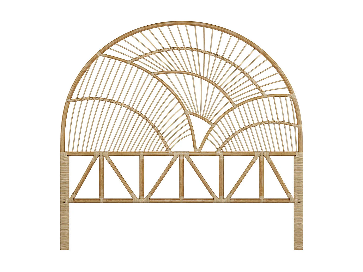 Cabecero de ratán natural 160 cm - Séléné