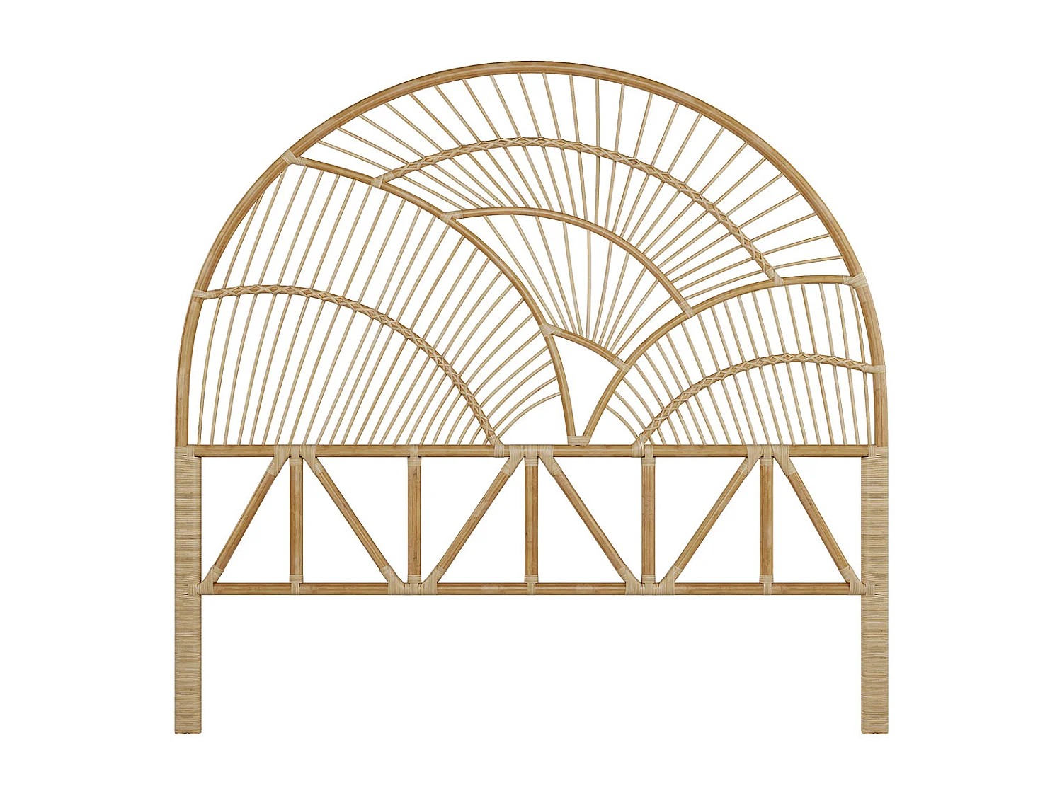 Cabecero de ratán natural 160 cm - Séléné