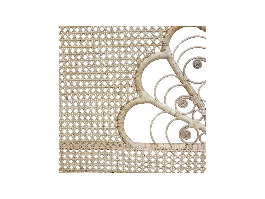 Cabecero 160 cm en ratán natural - Gabriella