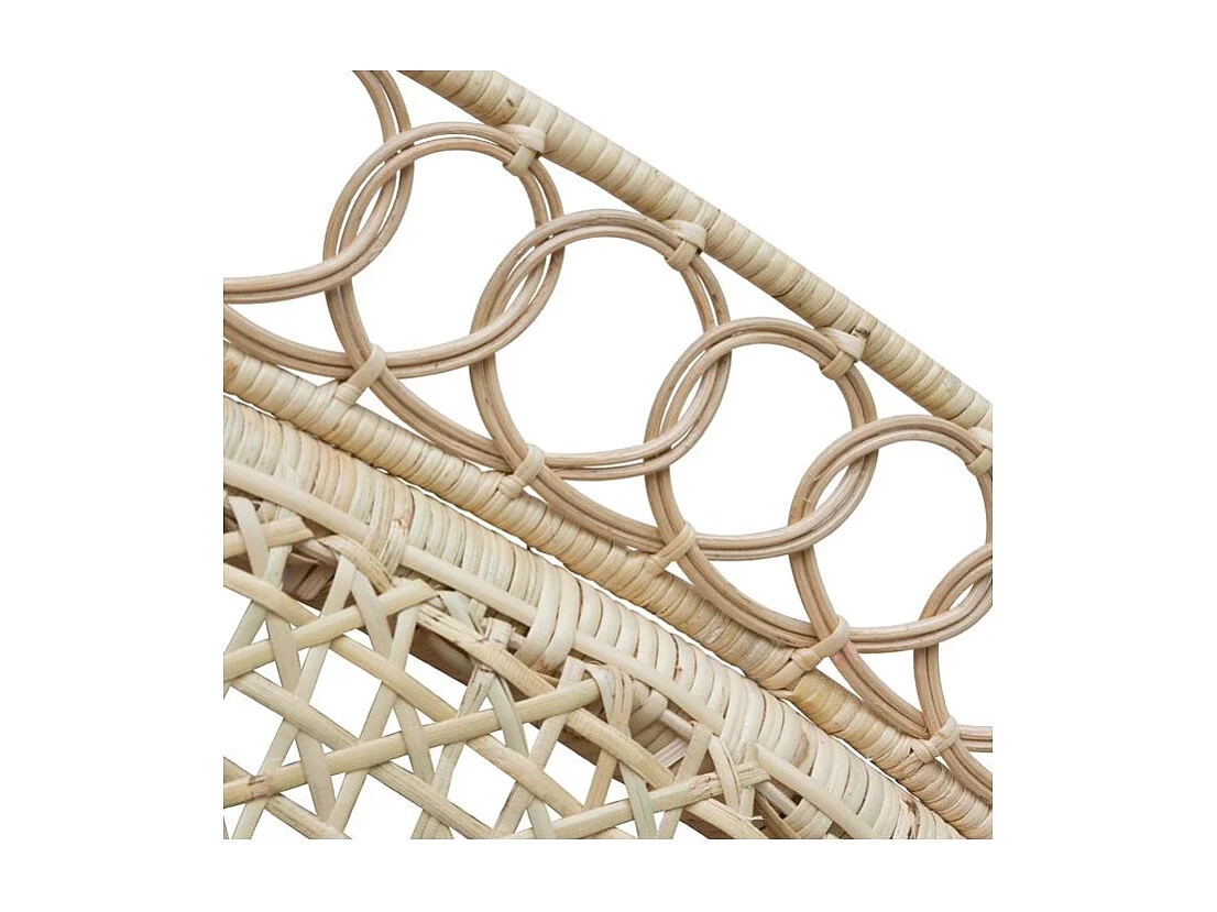 Testata da letto 160 cm in rattan naturale - Gabriella