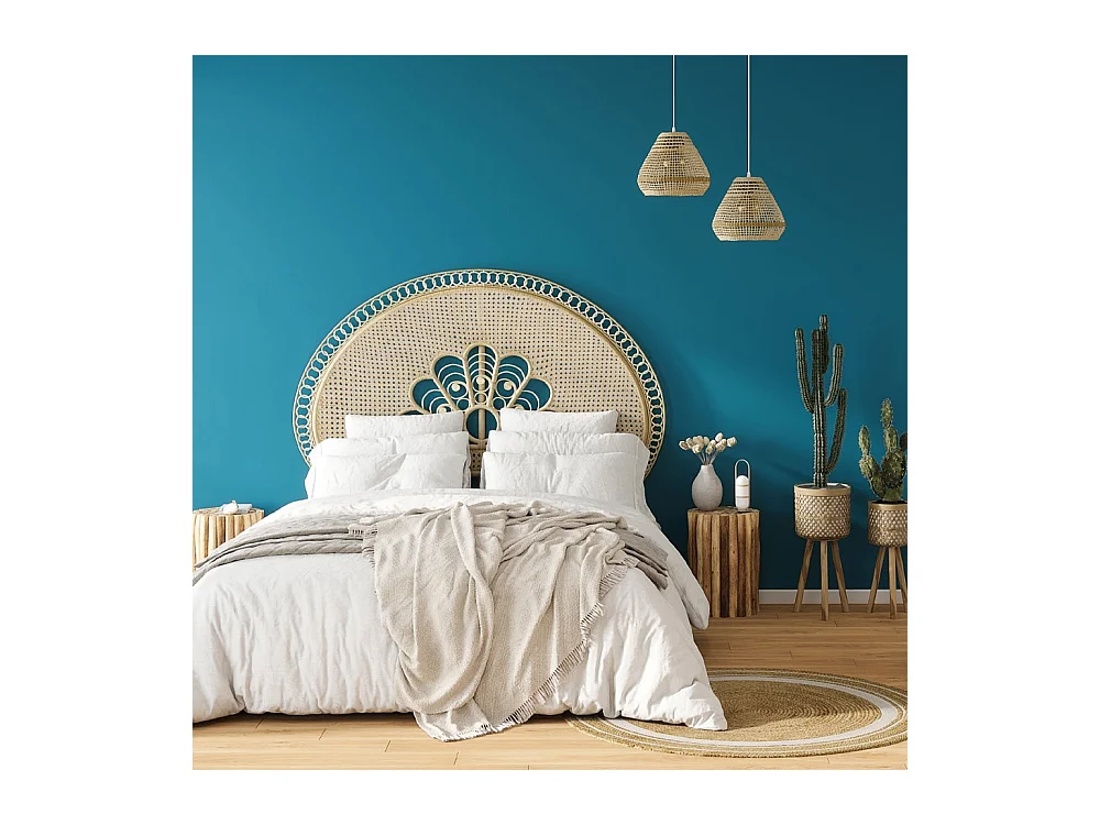 Tête de lit 140 cm en rotin naturel - Gabriella