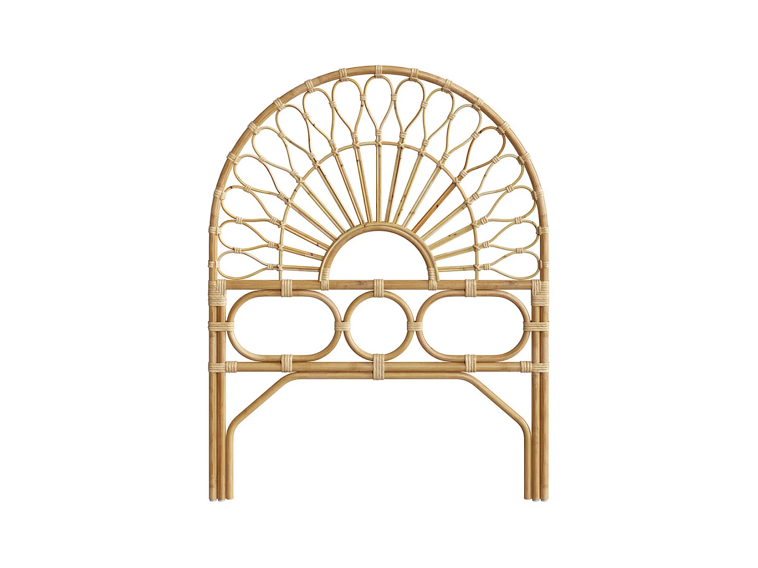Testata da letto in rattan da 90 cm - Bahia