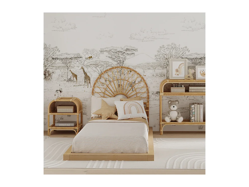 Testata da letto in rattan da 90 cm - Bahia