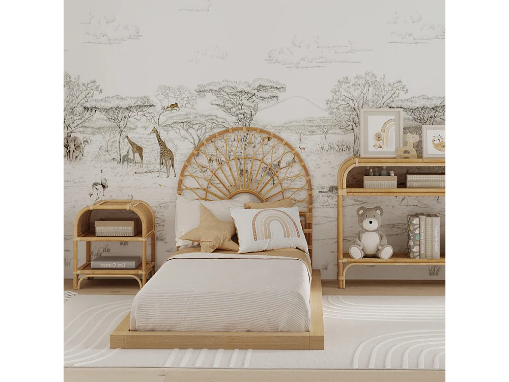 Tête de lit 90 cm en rotin - Bahia