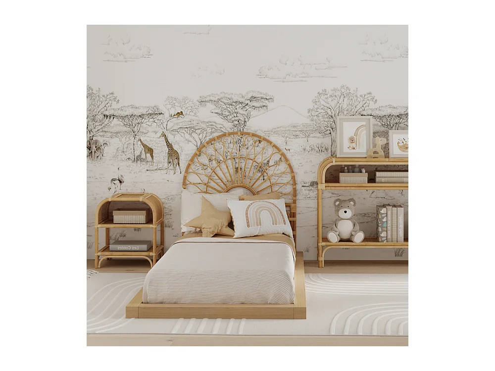 Cabecero de cama de ratán de 90 cm - Bahia