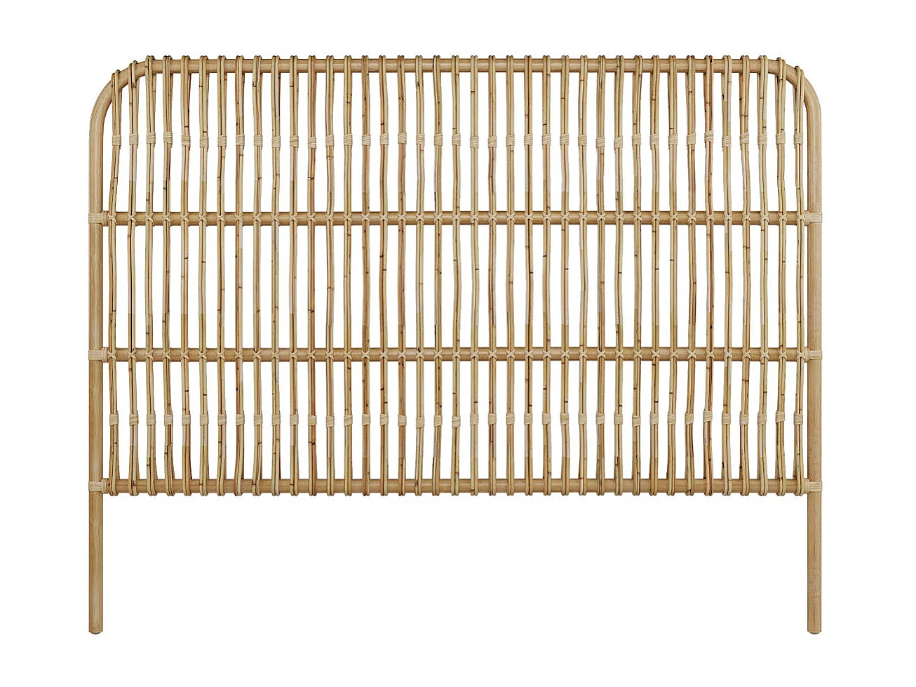 Testiera in rattan naturale 140 cm - Morphée