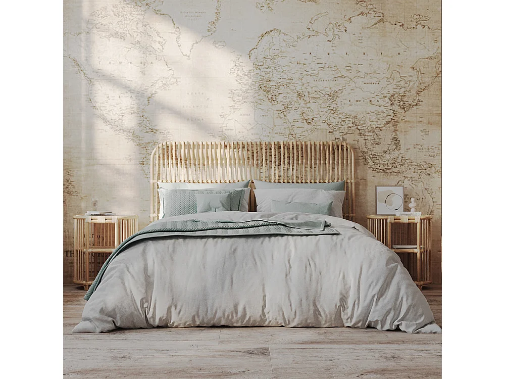 Testiera in rattan naturale 140 cm - Morphée