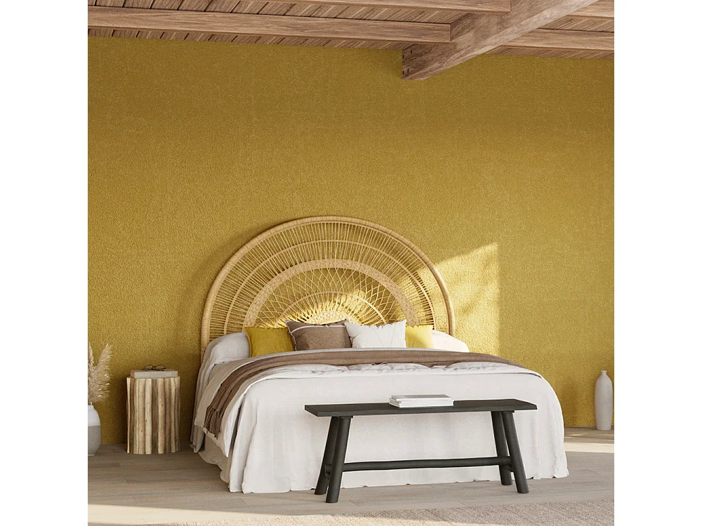 Testata da letto in rattan naturale 160 cm - Astéria