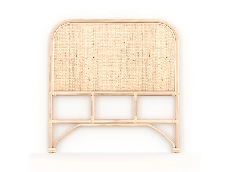 Tête de lit 90 cm en rotin naturel - Grace