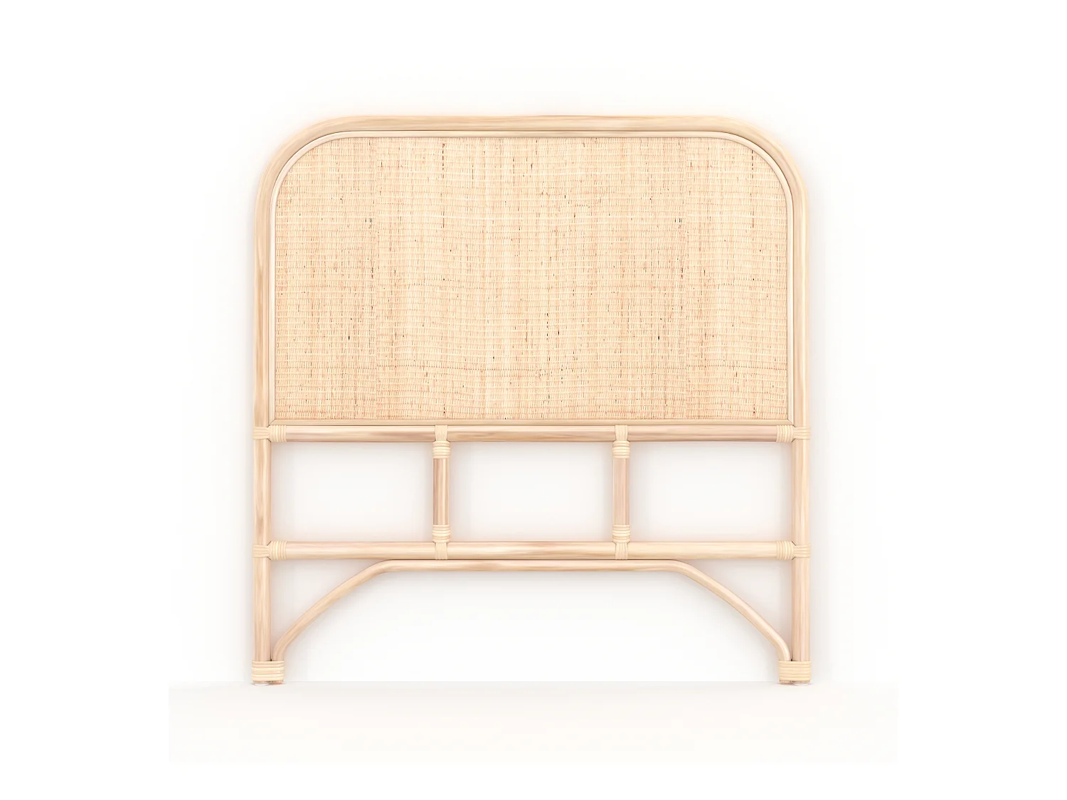 Testata 90 cm in rattan naturale - Grace