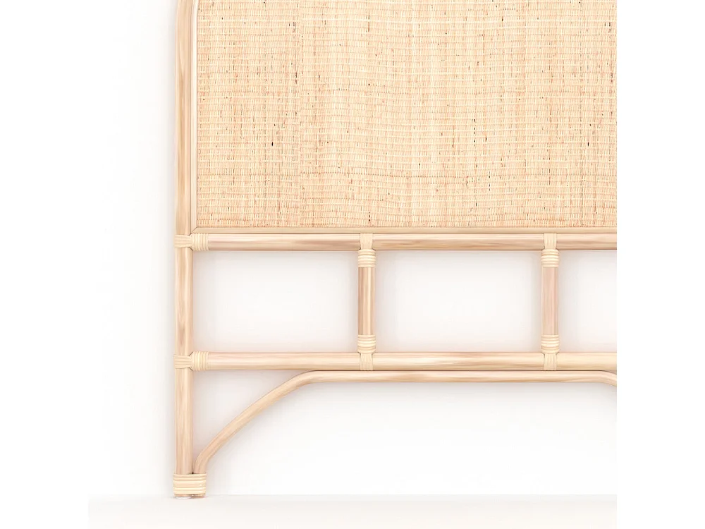 Testata 90 cm in rattan naturale - Grace