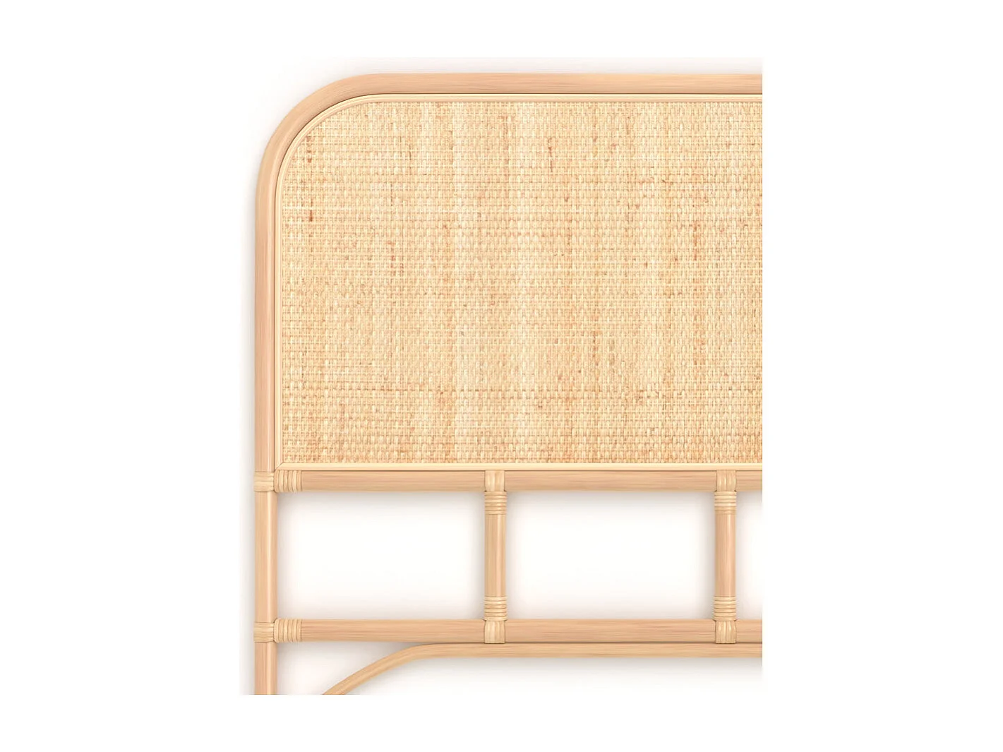 Cabecera de 90 cm en ratán natural - Grace