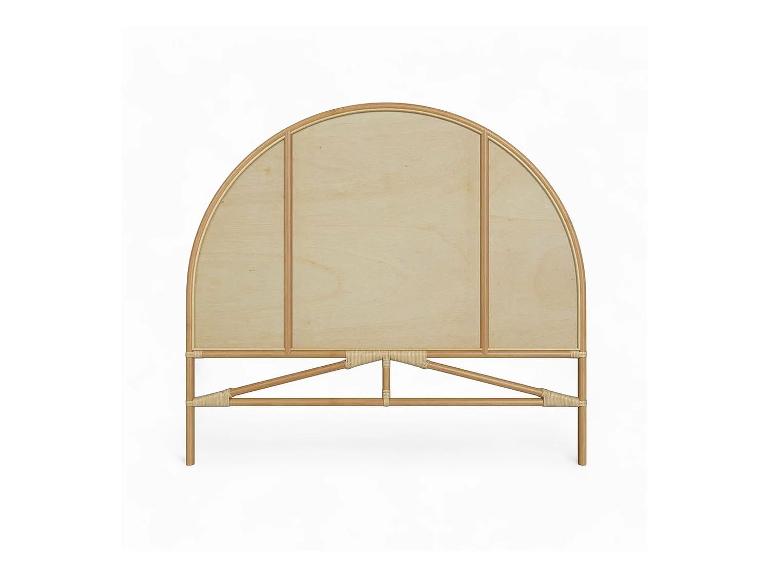 Tête de lit en rotin naturel 140 cm - Beigia