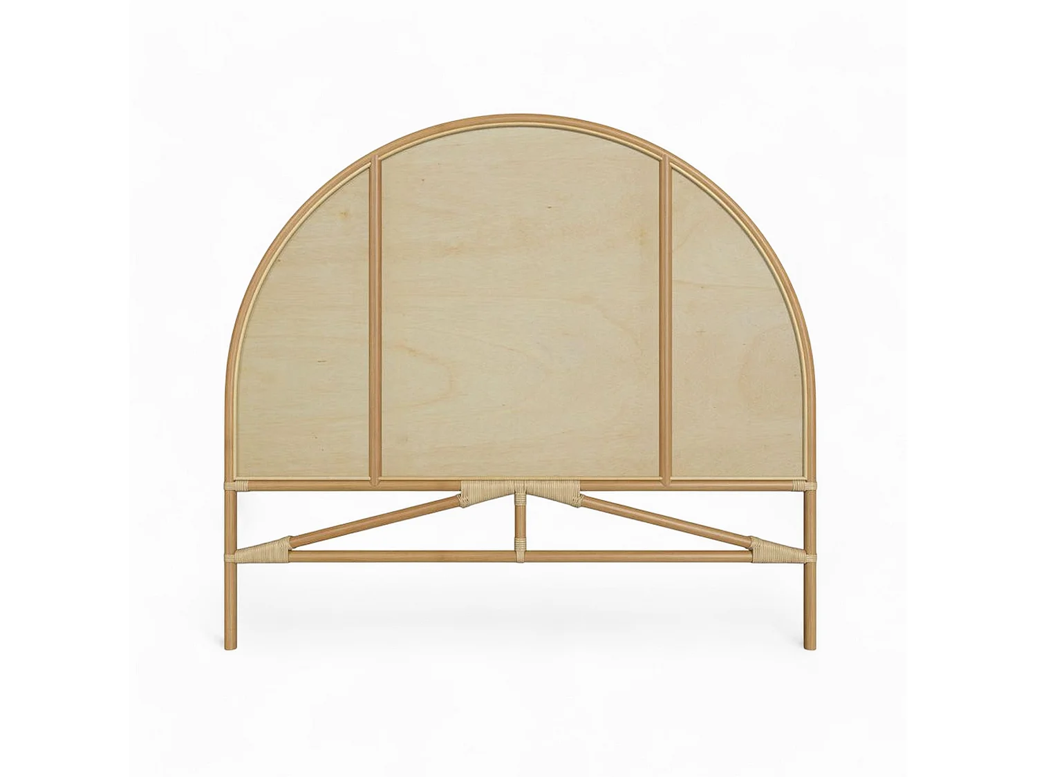 Tête de lit en rotin naturel 140 cm - Beigia