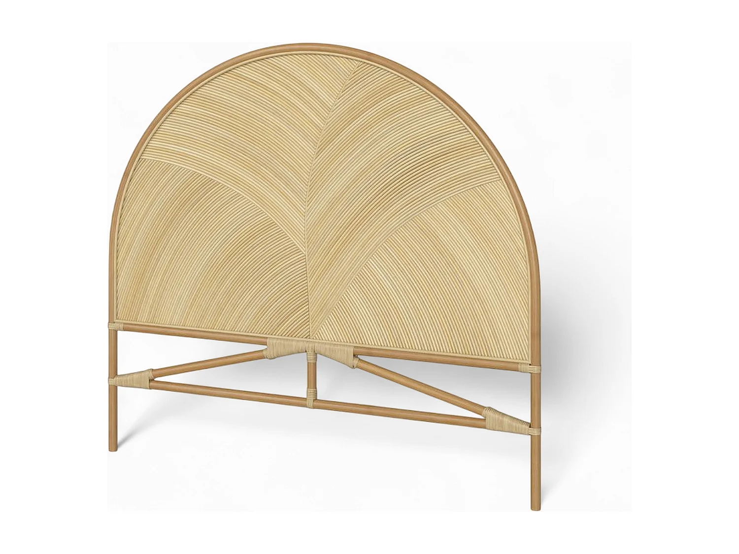 Tête de lit en rotin naturel 140 cm - Beigia