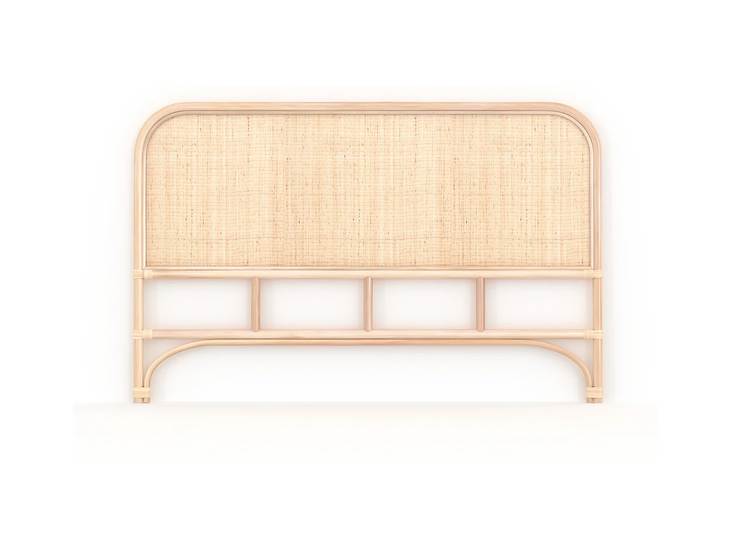 Tête de lit 140 cm en rotin naturel - Grace