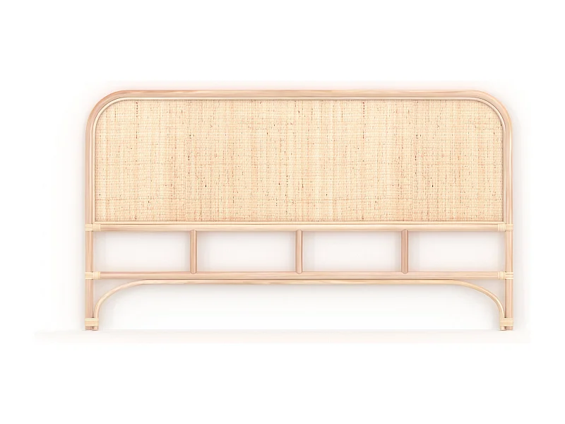Tête de lit 160 cm en rotin naturel - Grace