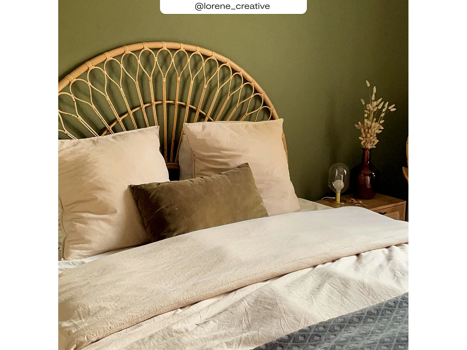 Tête de lit 160 cm en rotin naturel - Bahia