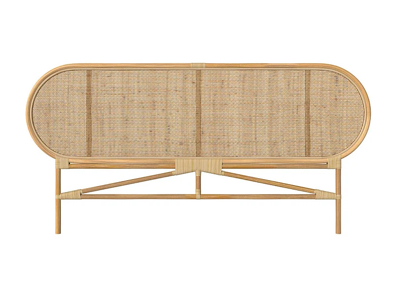 Tête de lit en rotin naturel 160 cm - Navahino