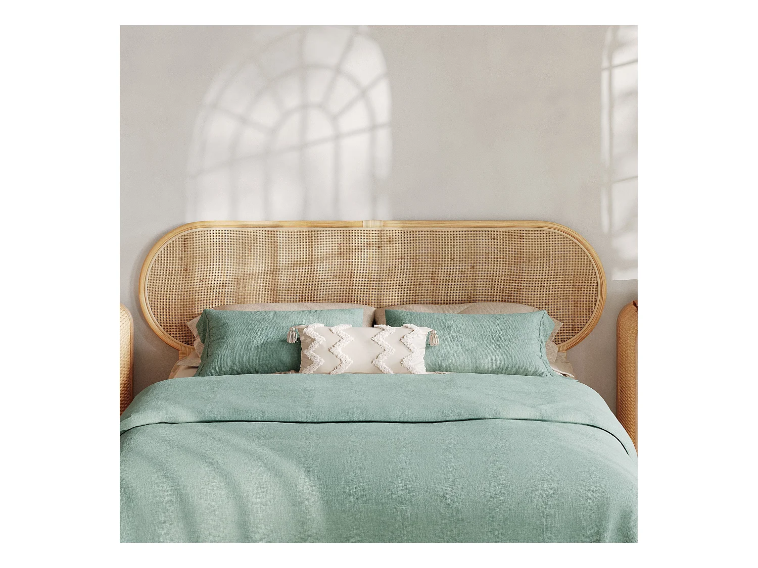 Testata in rattan naturale 160 cm - Navahino