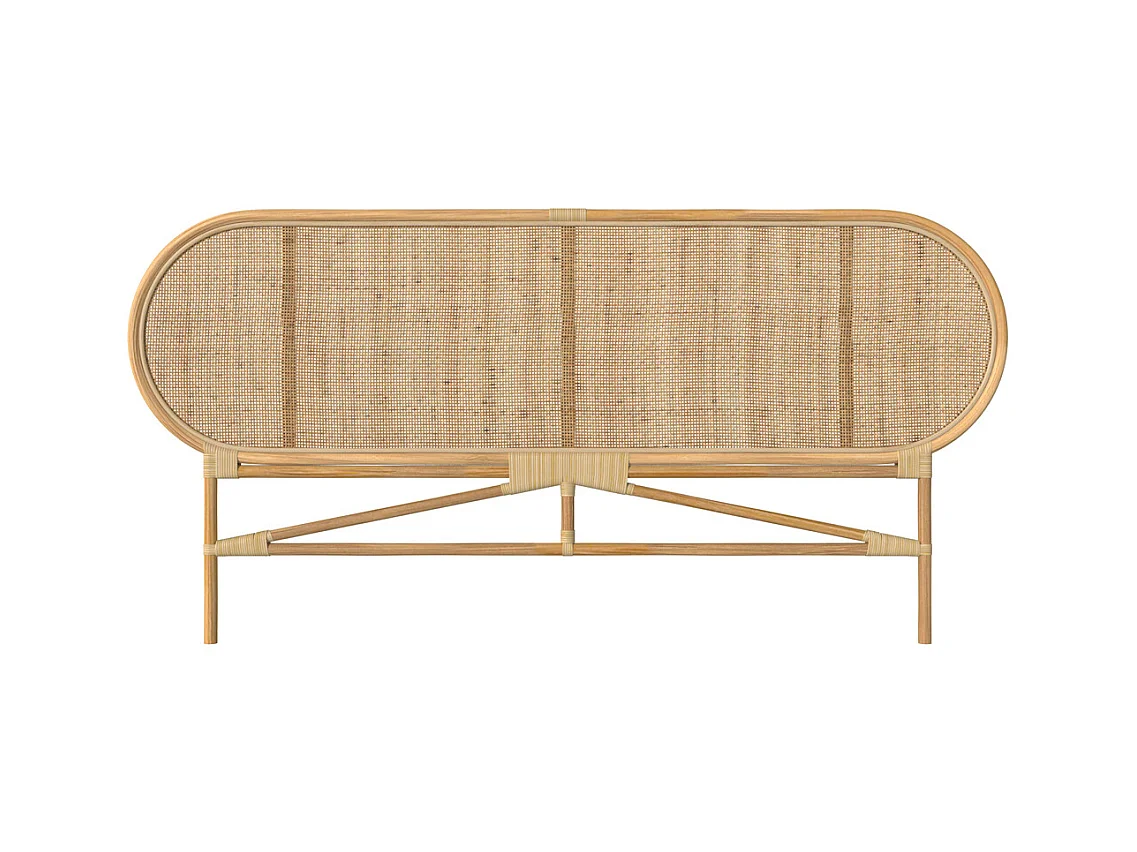 Tête de lit en rotin naturel 160 cm - Navahino