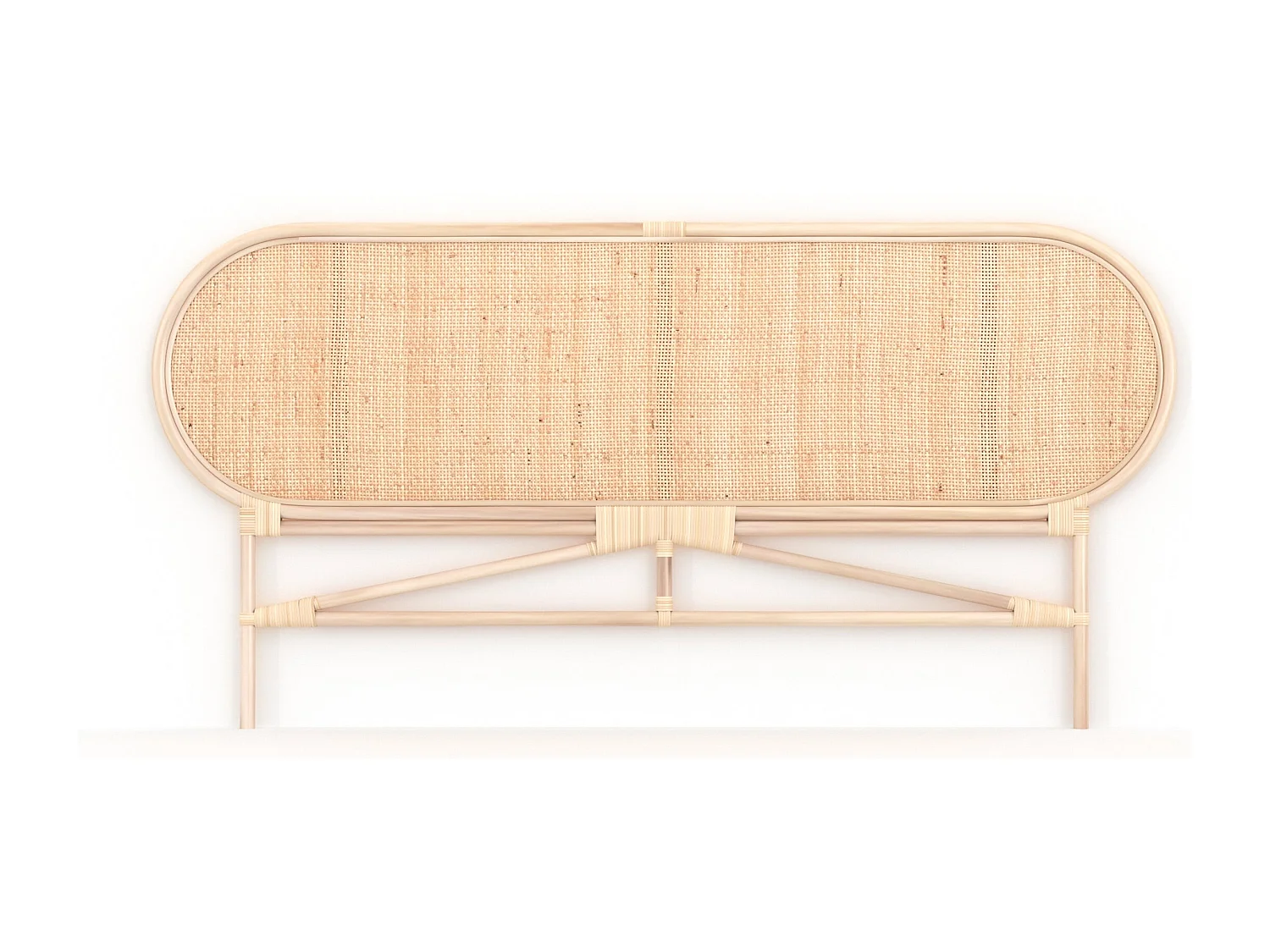 Cabecero de ratán natural 160 cm - Navahino