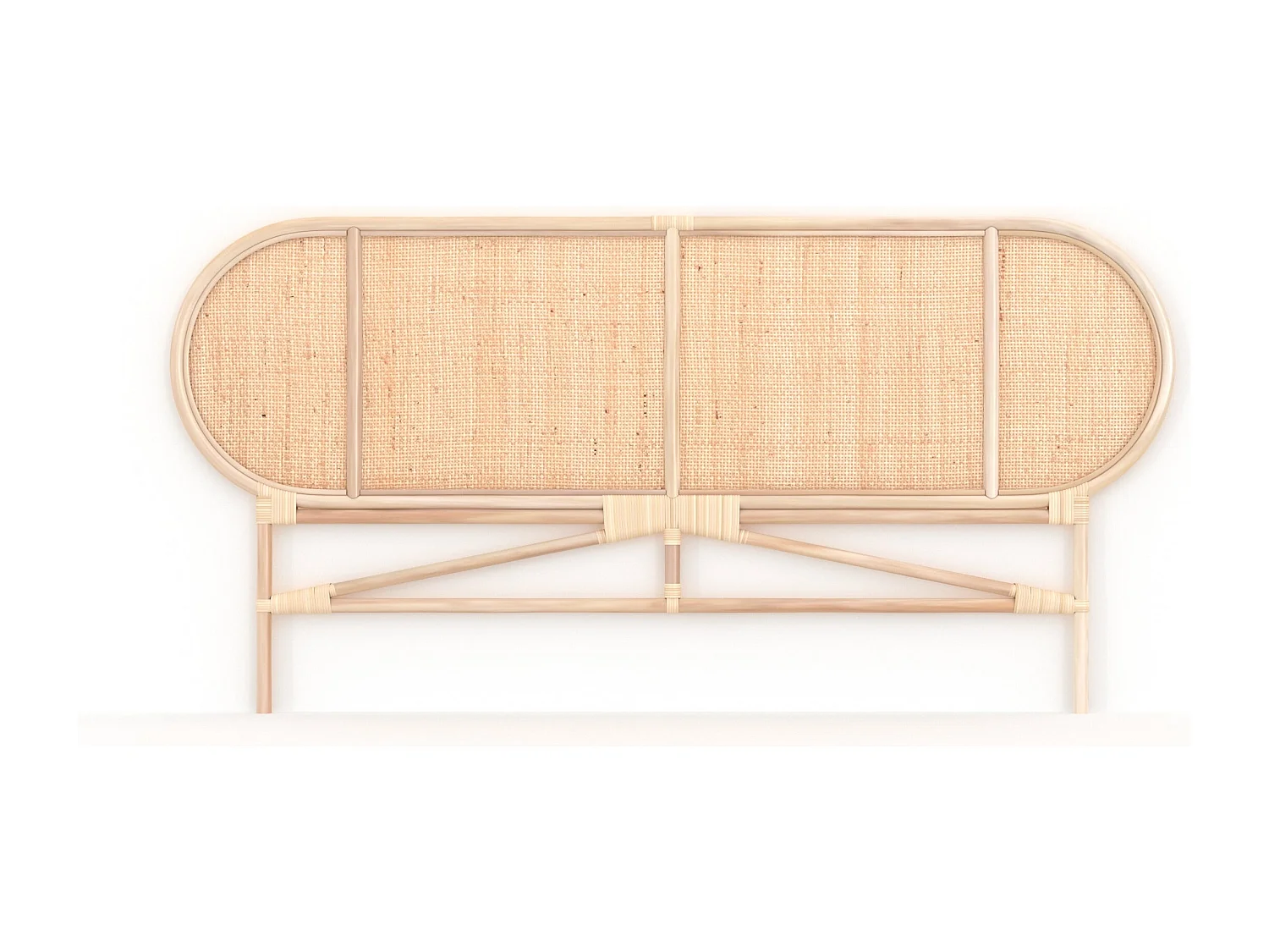 Cabecero de ratán natural 160 cm - Navahino