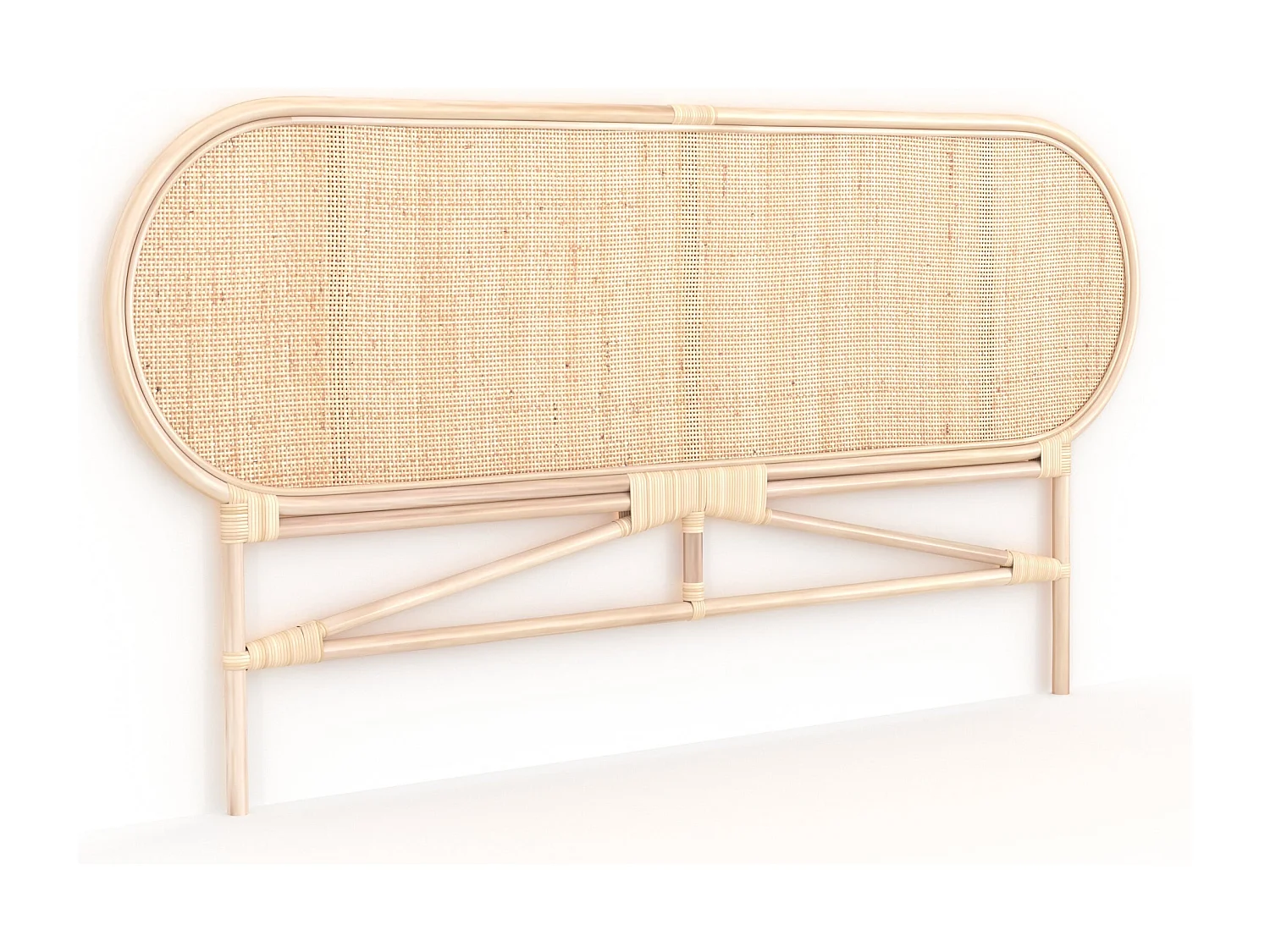 Cabecero de ratán natural 160 cm - Navahino