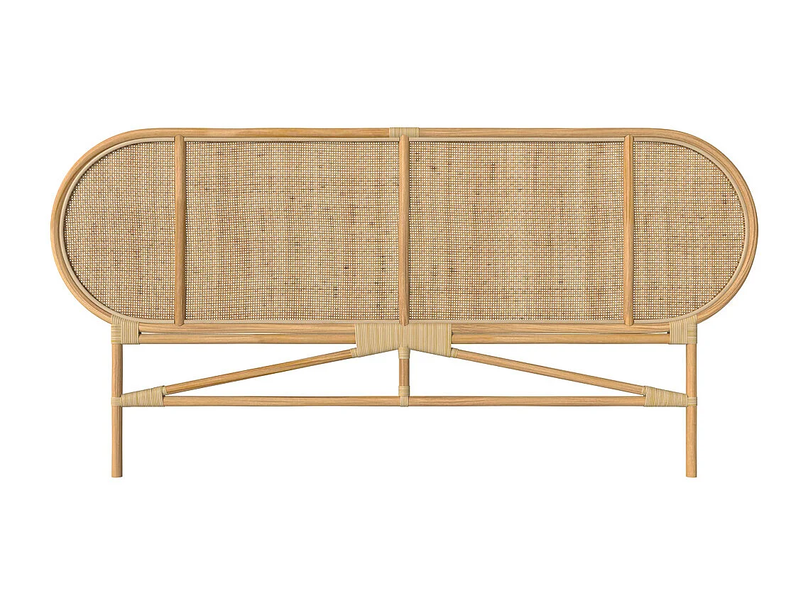 Cabecero de ratán natural 160 cm - Navahino