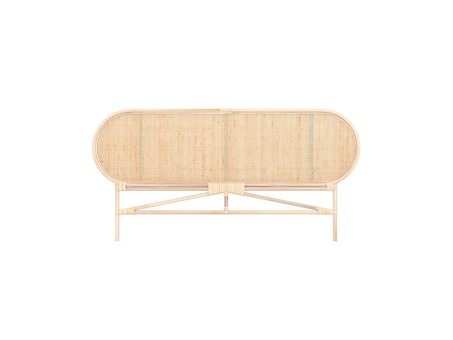 Cabecero de ratán natural 160 cm - Navahino
