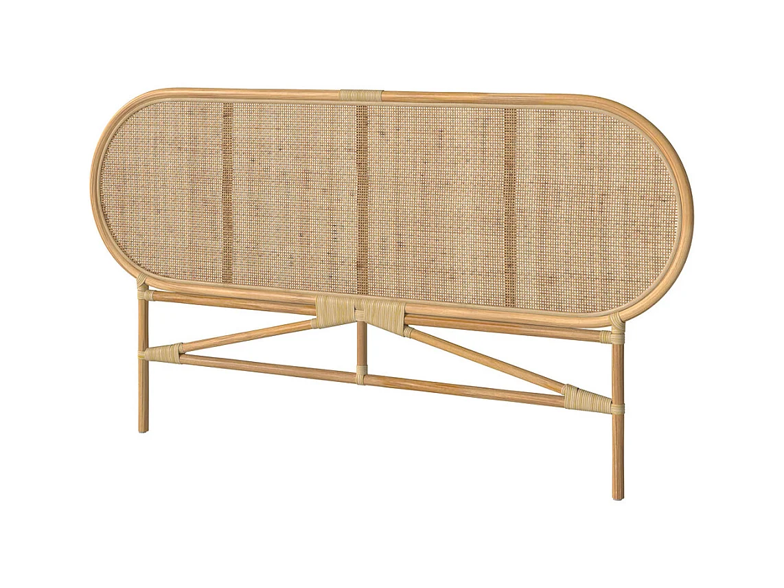 Tête de lit en rotin naturel 140 cm - Navahino