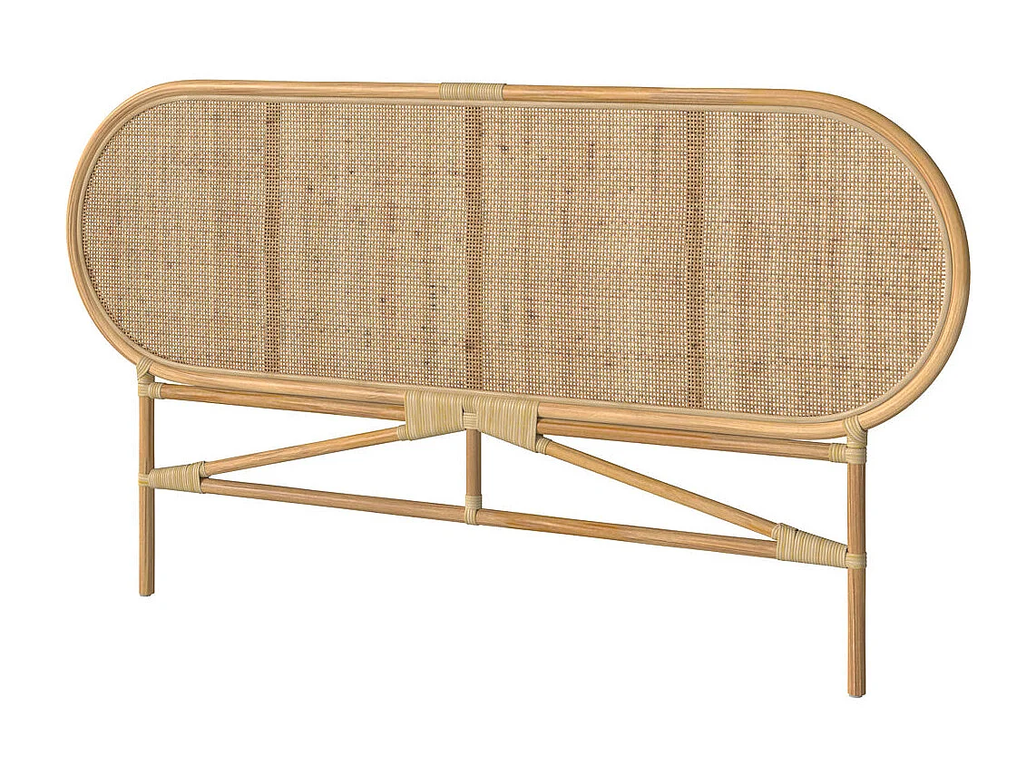 Cabecero de ratán natural 140 cm - Navahino