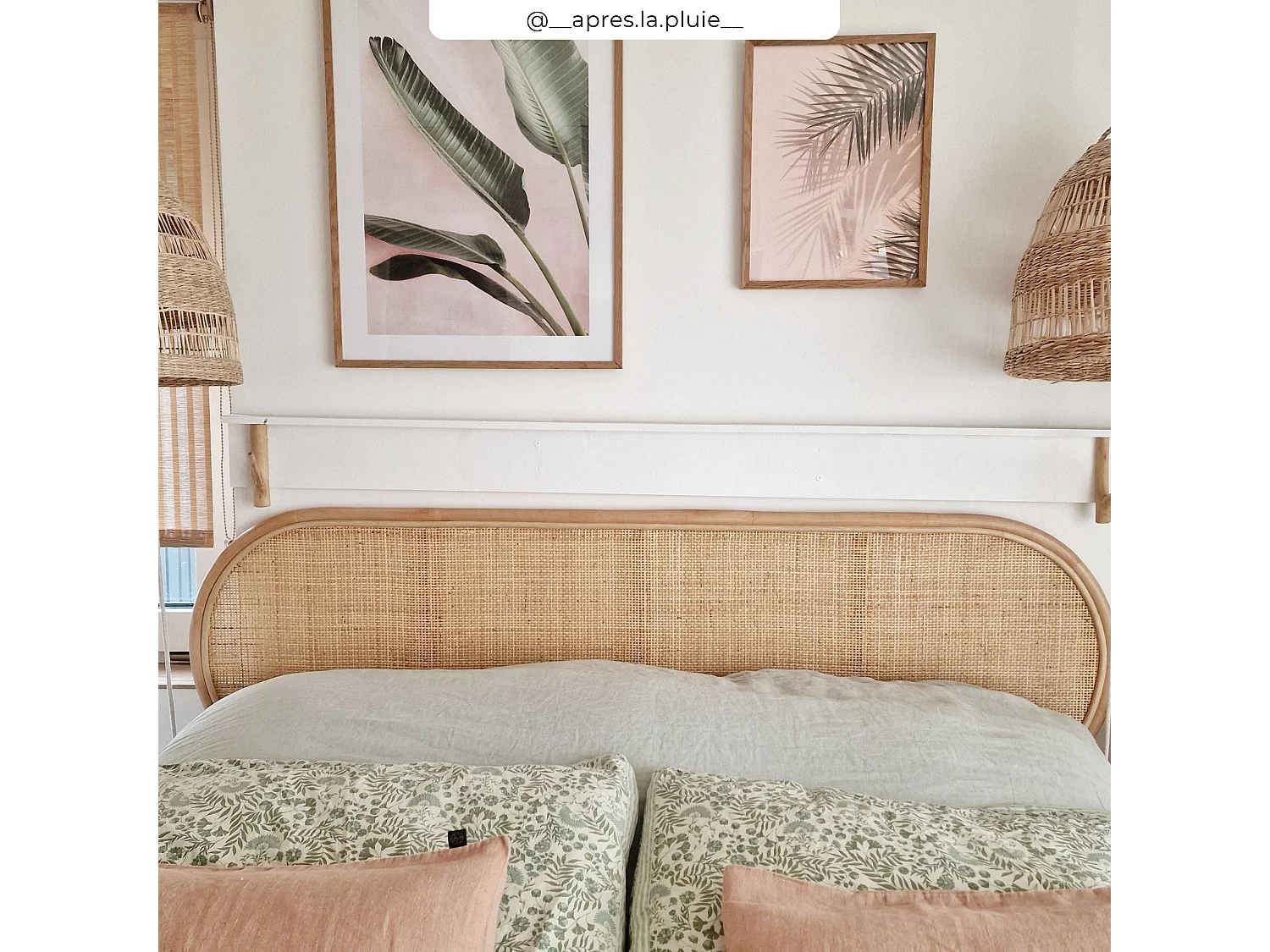 Cabecero de ratán natural 140 cm - Navahino