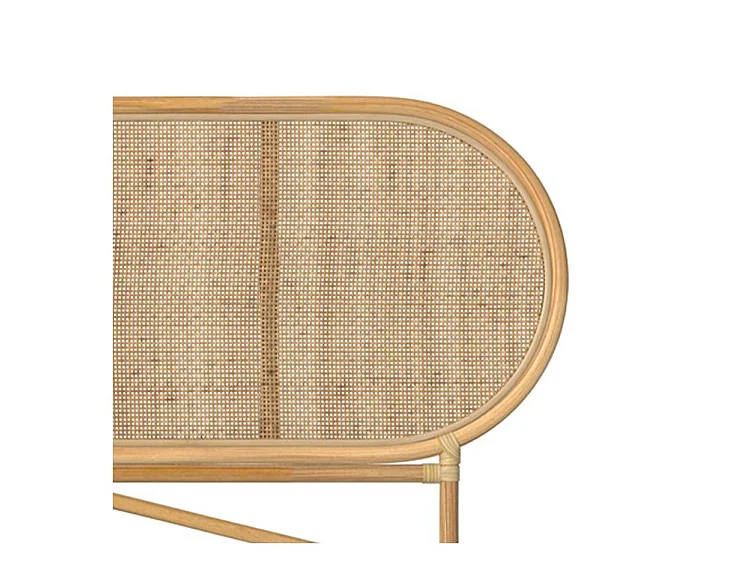 Testiera in rattan naturale 140 cm - Navahino