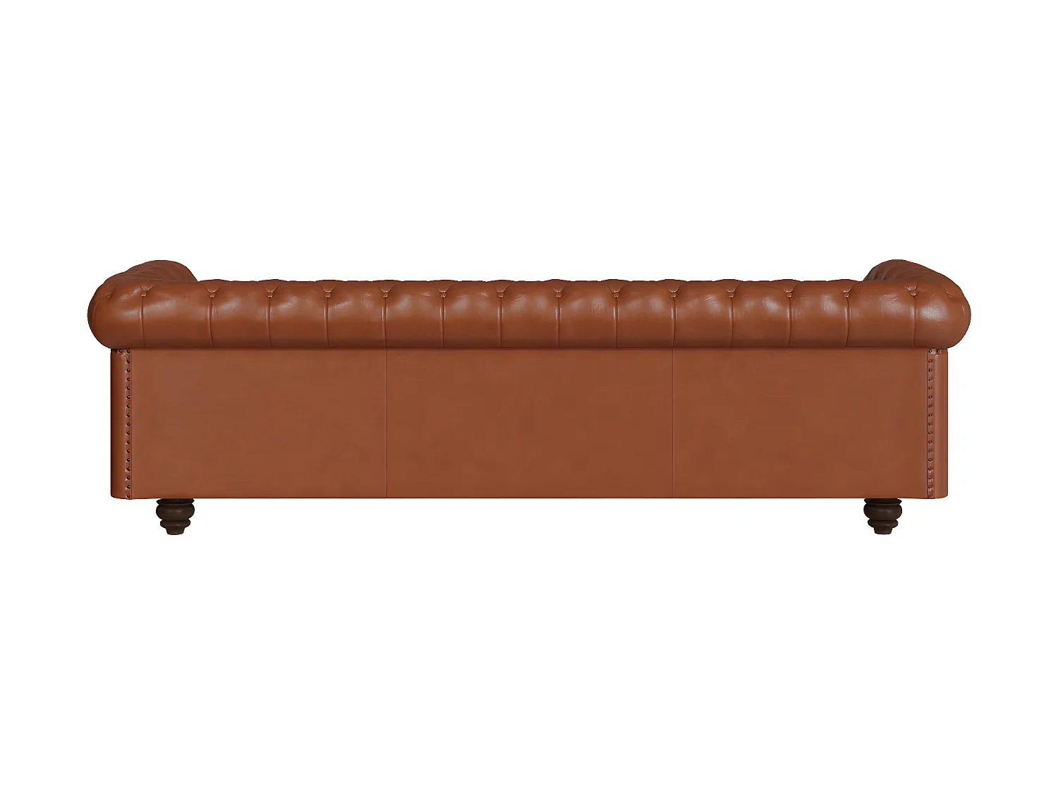 Canapé 3 places Chesterfield en cuir