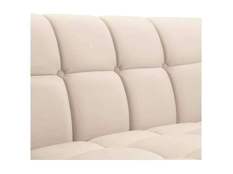 Divano a 2 posti in velluto beige - Mona