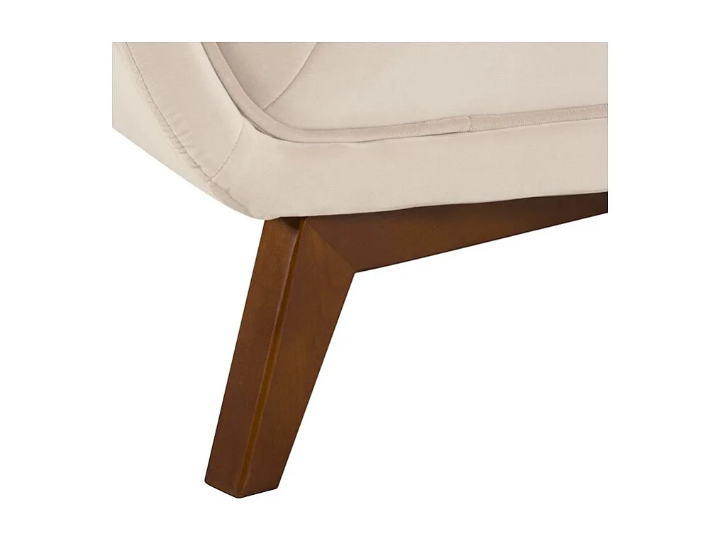 Divano a 2 posti in velluto beige - Mona