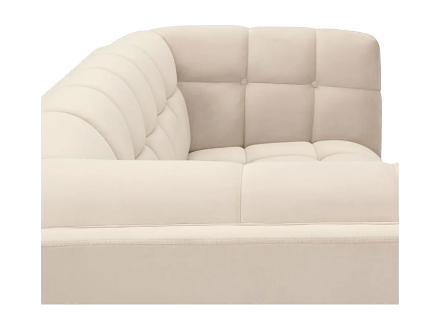 Divano a 2 posti in velluto beige - Mona