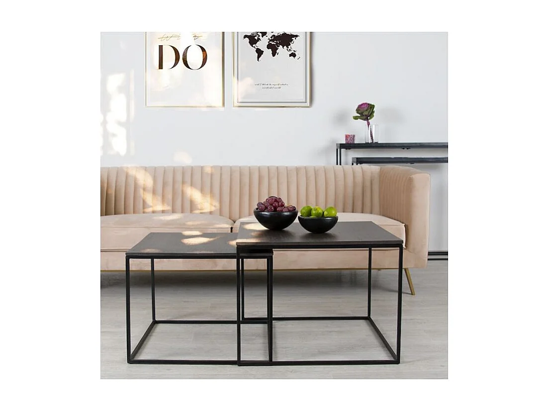 Sofá de 3 plazas en terciopelo beige - Gatsby