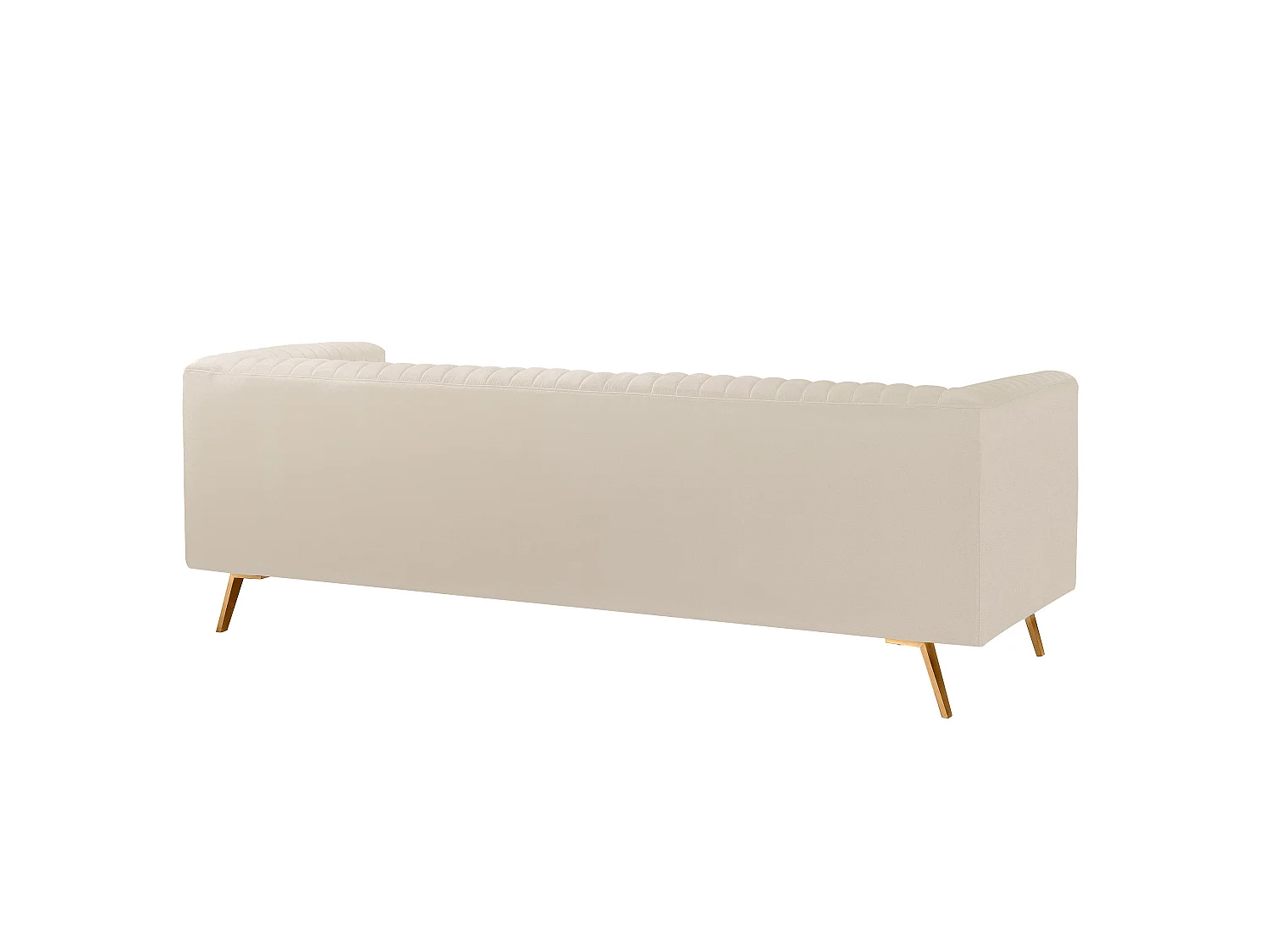 Divano 3 posti in velluto beige - Gatsby