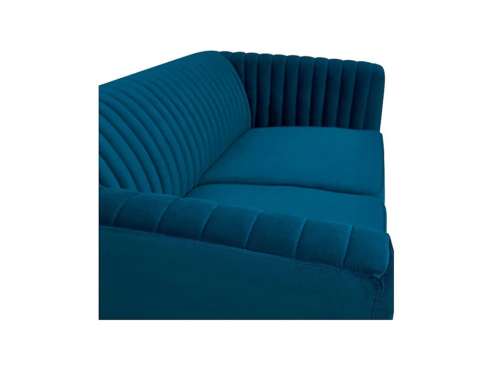 Divano a 2 posti in velluto blu scuro - Gatsby