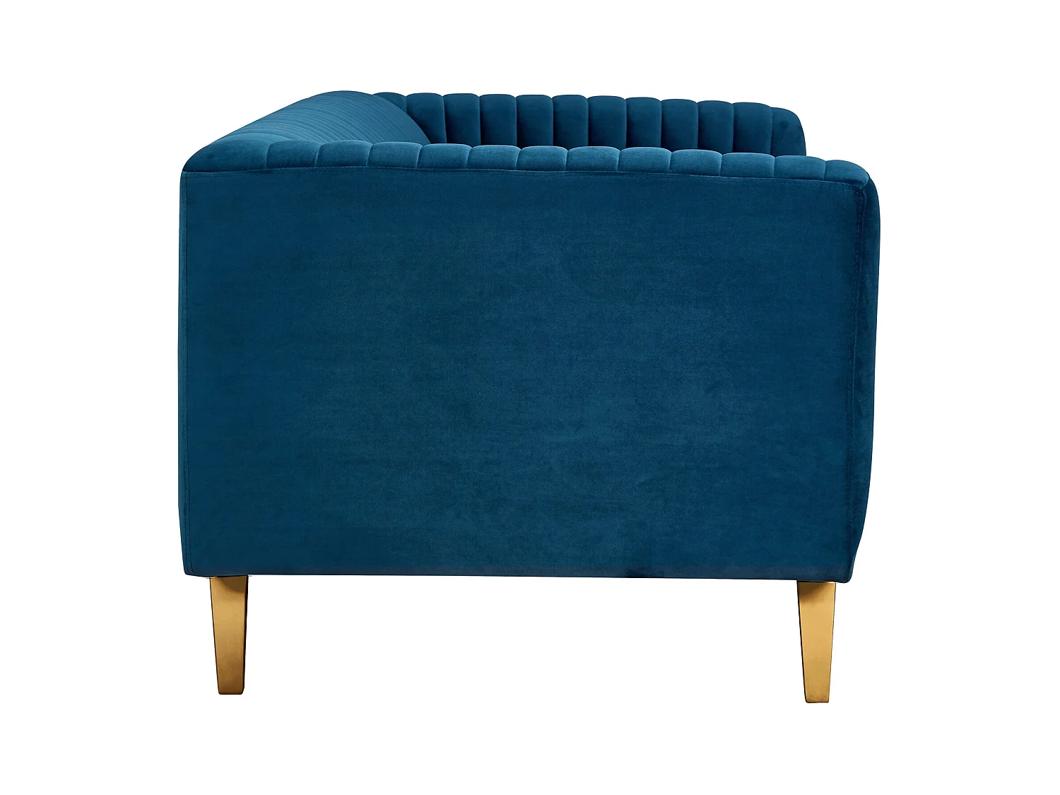 Divano a 2 posti in velluto blu scuro - Gatsby