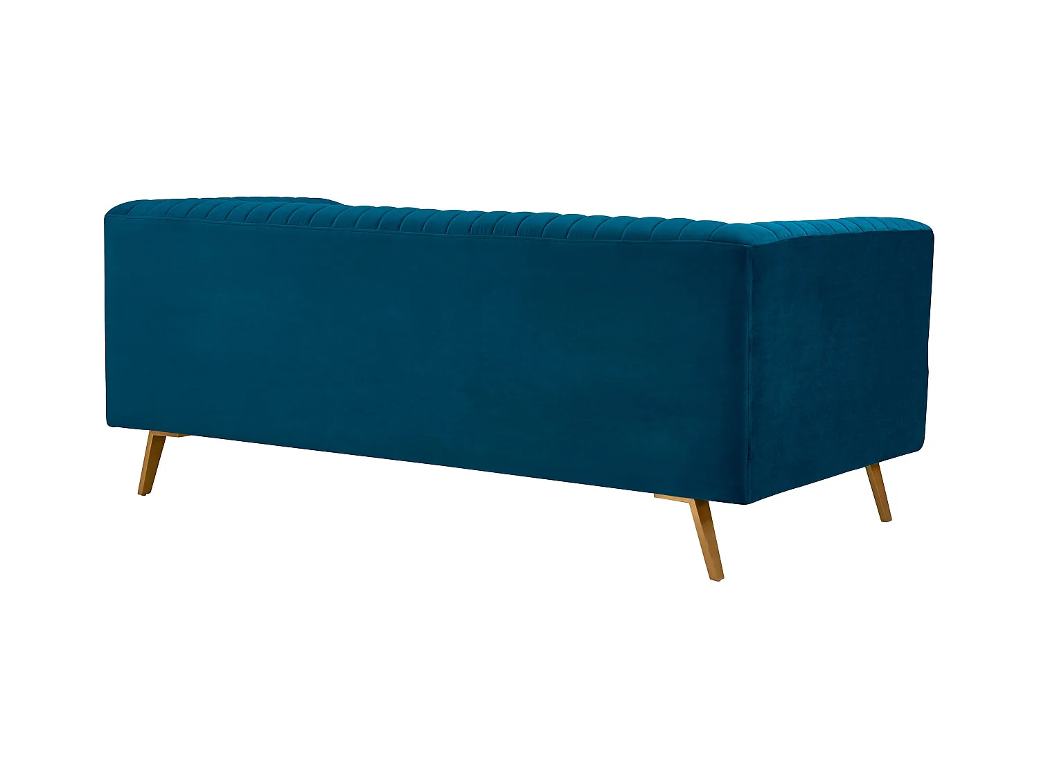 Divano a 2 posti in velluto blu scuro - Gatsby