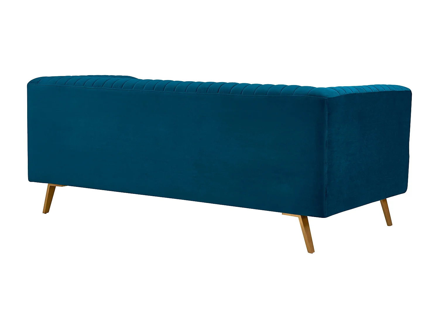 Canapé 2 places en velours bleu foncé - Gatsby