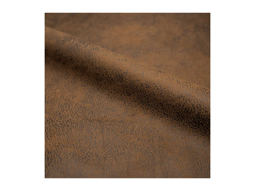 Sofá de 3 plazas de microfibra marrón - Club