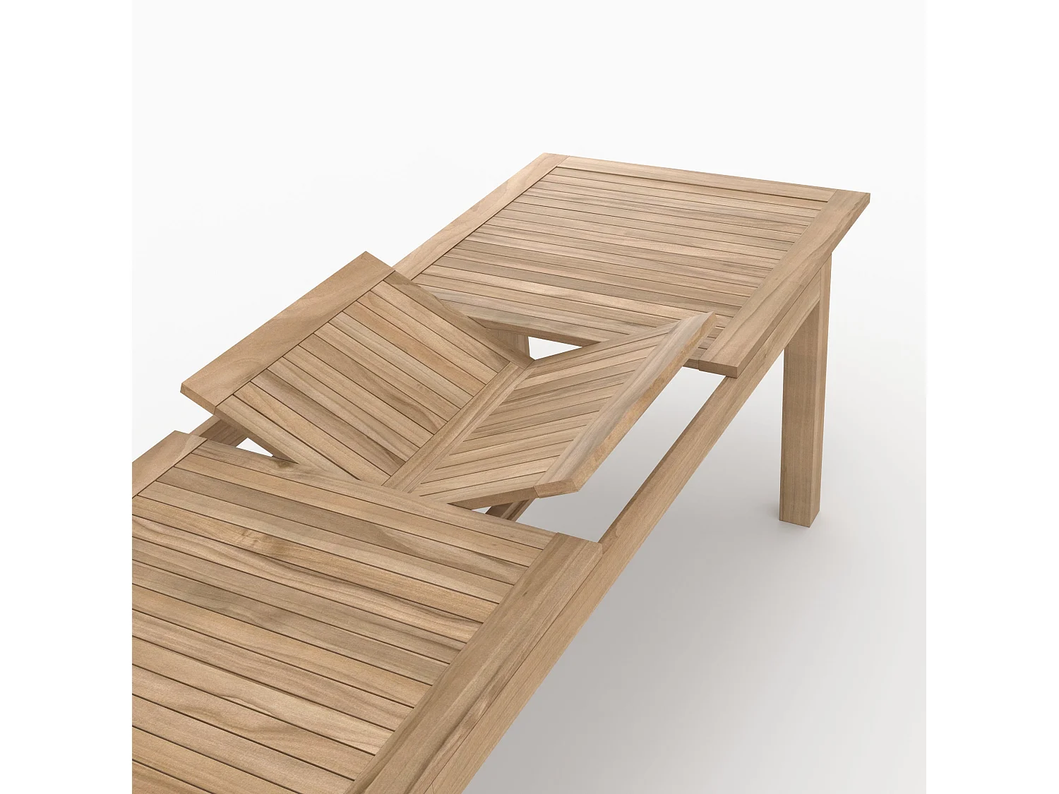 Mesa de jardín extensible 180/240cm en teca - Nido