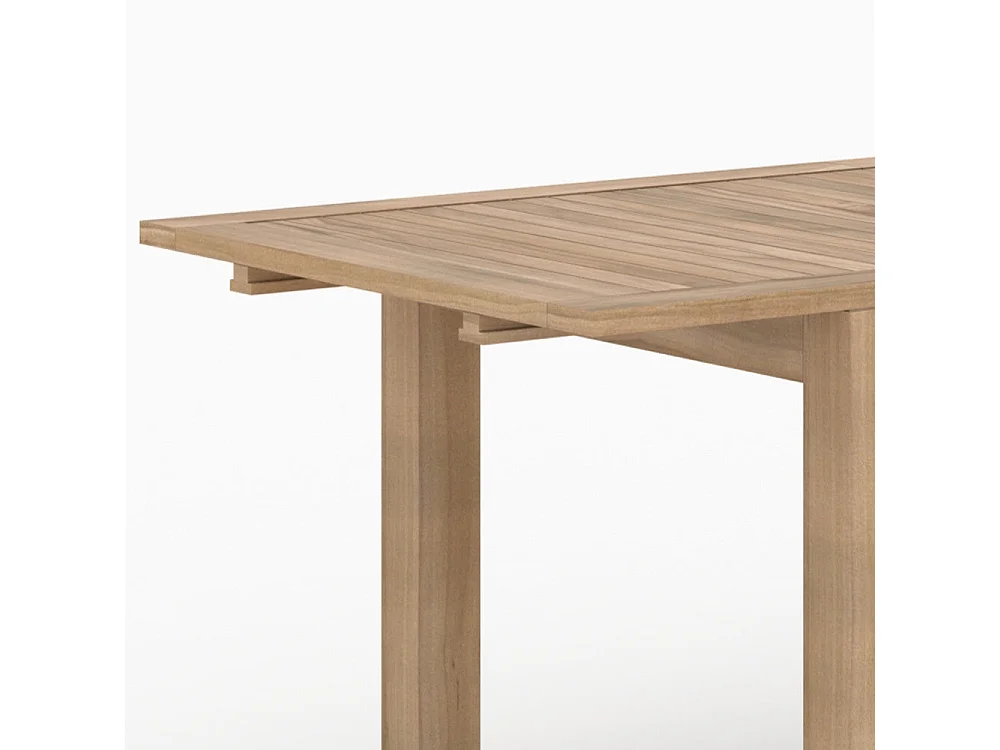 Mesa de jardín extensible 180/240cm en teca - Nido
